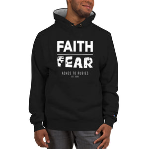 Open image in slideshow, Faith Over Fear Champion Hoodie
