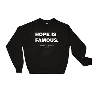Open image in slideshow, Hope Is Famous x Champion Sweatshirt
